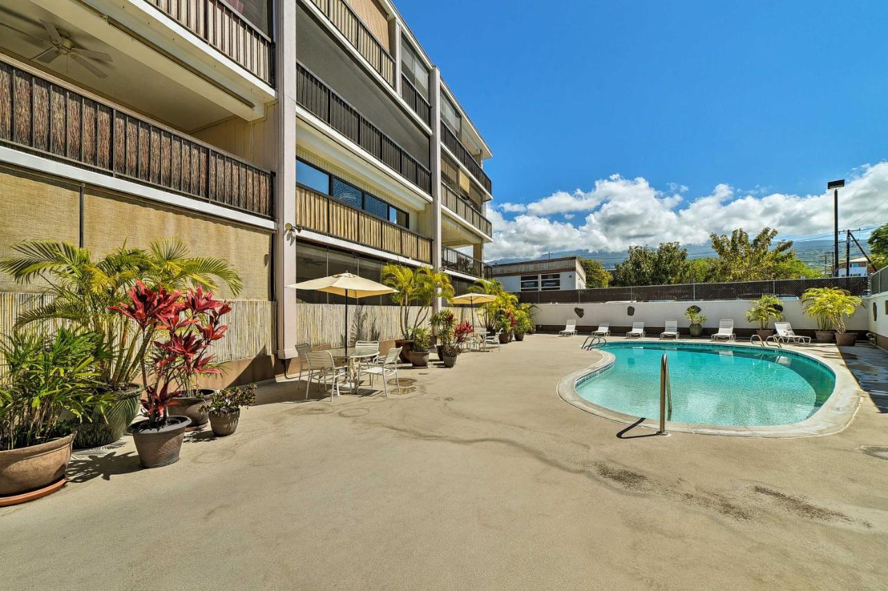 Downtown Air Conditioned Condo Walk To Beaches Kailua-Kona Exteriör bild